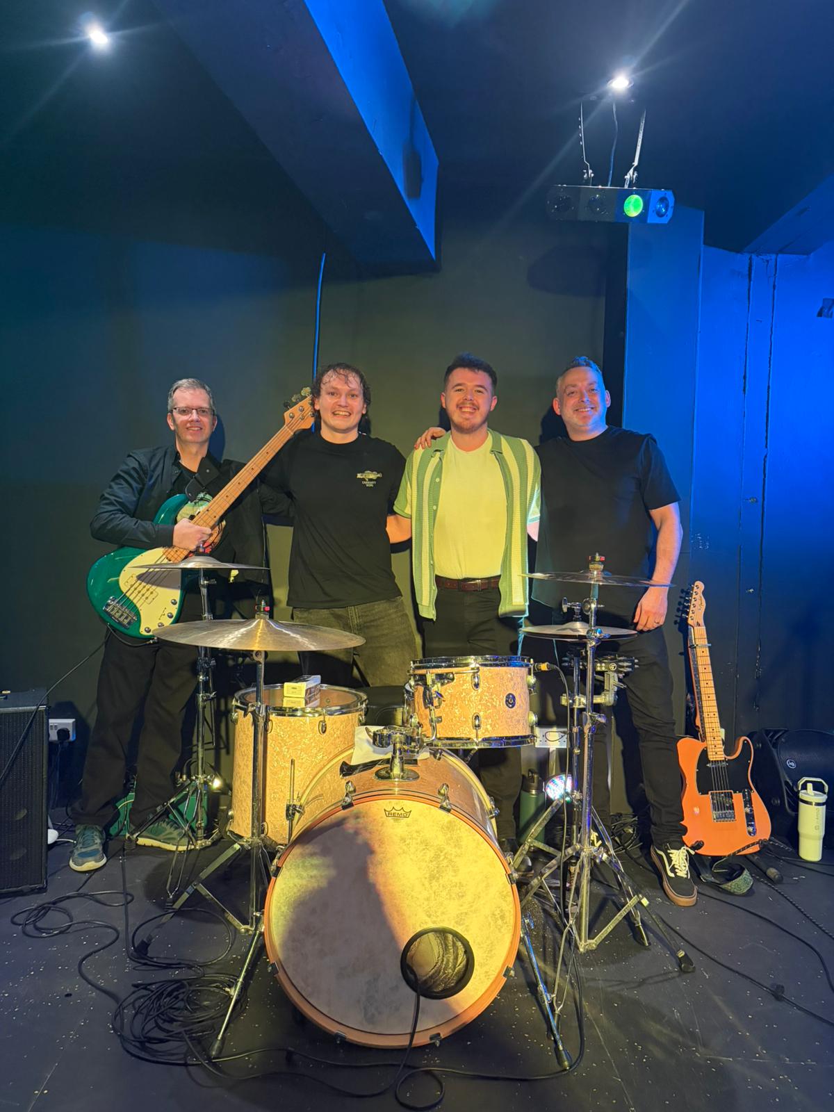 The 145's performing live on stage